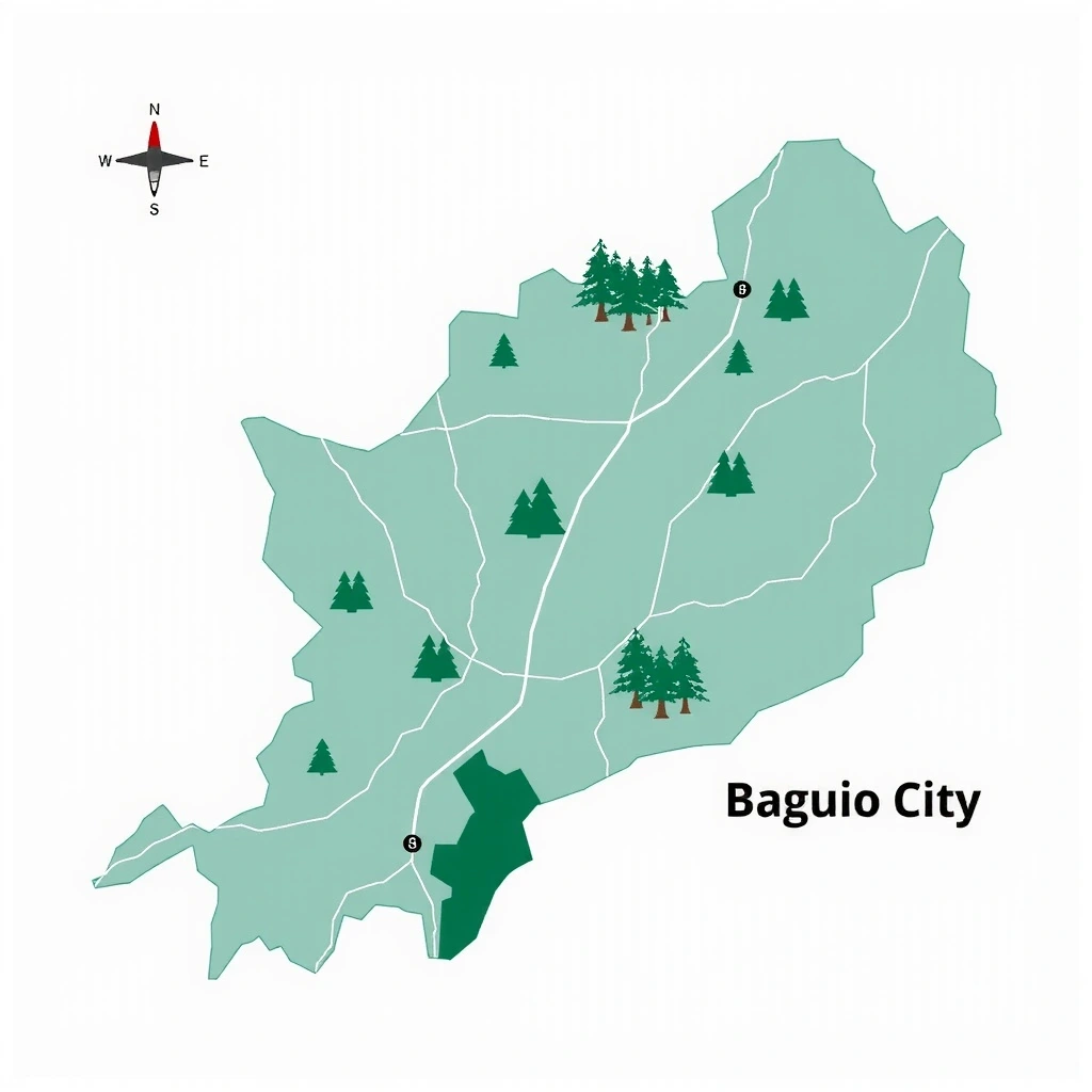 Baguio City Service Area Coverage