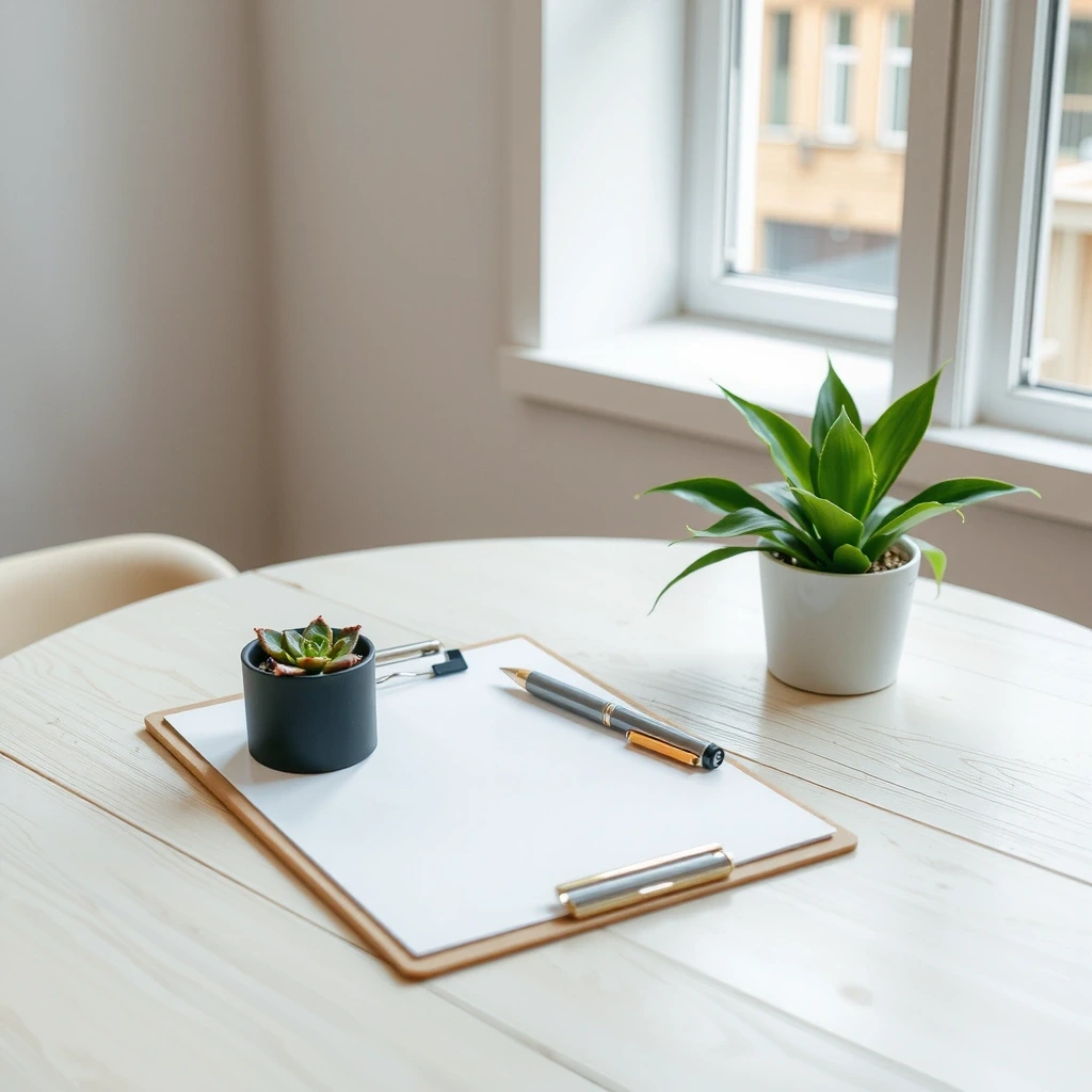 Clean workspace representing clear agreements